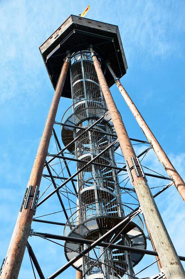 Der Eichbergturm  ist Deutschlands hchster Aussichtsturm.  | Foto: Gerhard Walser