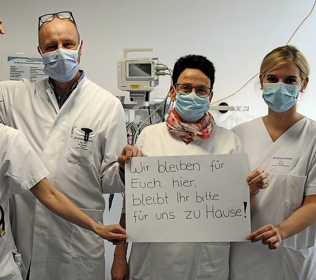 Zahlreiche Klinik-Mitarbeiter/innen ha... wegen Corona ber Gebhr gearbeitet.   | Foto: Ortenau-Klinikum