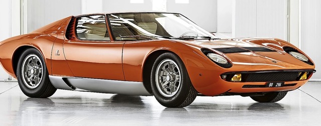 Hauptdarsteller auf der Leinwand 1969 ...useum Mulhouse : der Lamborghini Miura  | Foto: PR