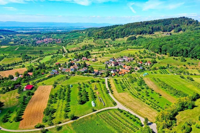 Der Weiler Schallsingen ist recht weitlufig.  | Foto: Matthias Weniger