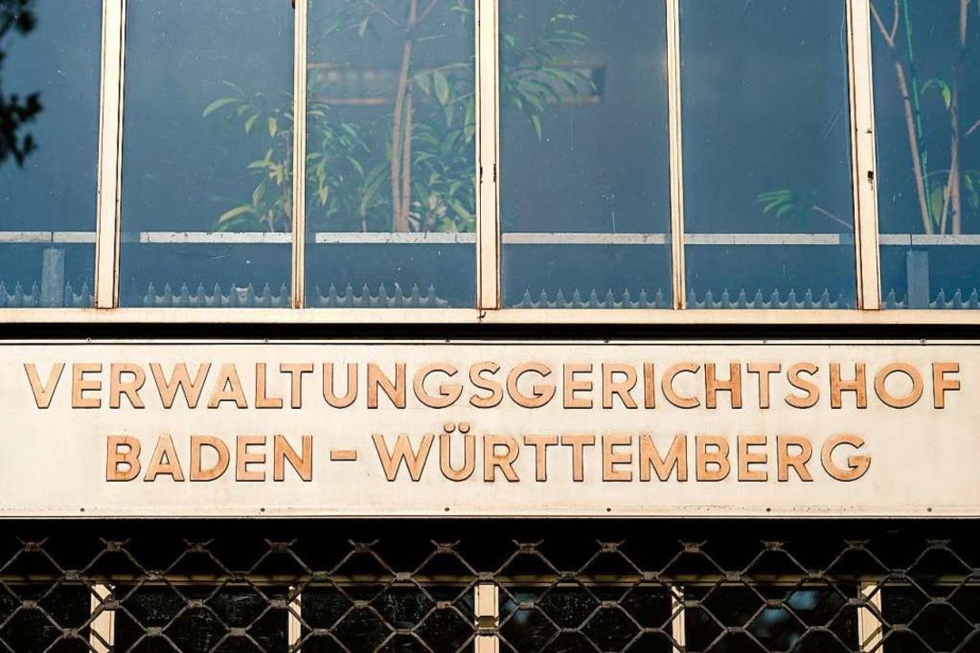 Der Verwaltungsgerichtshof Mannheim ha...eiburger Verwaltungsgerichts kassiert.  | Foto: Uwe Anspach (dpa)