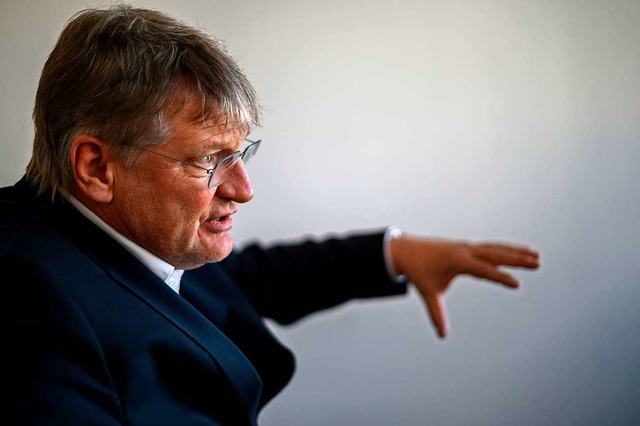 AfD-Bundessprecher Jrg Meuthen will Europaabgeordneter bleiben.  | Foto: JOHN MACDOUGALL