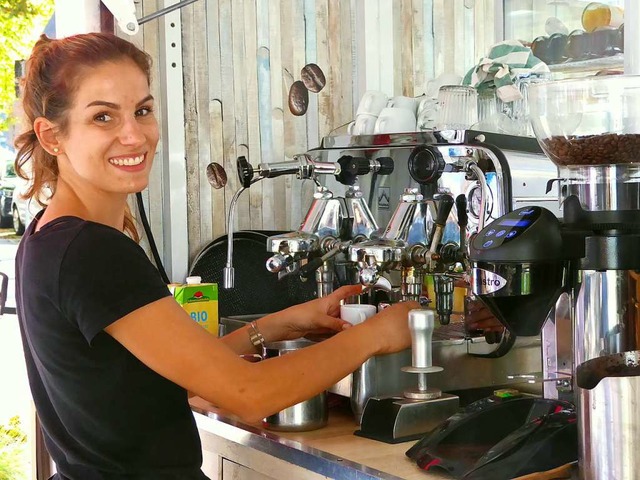 Die eingebaute Kaffeemaschine ist eine...ten und Tcken man kennen muss.&#8220;  | Foto: Felicia Herr