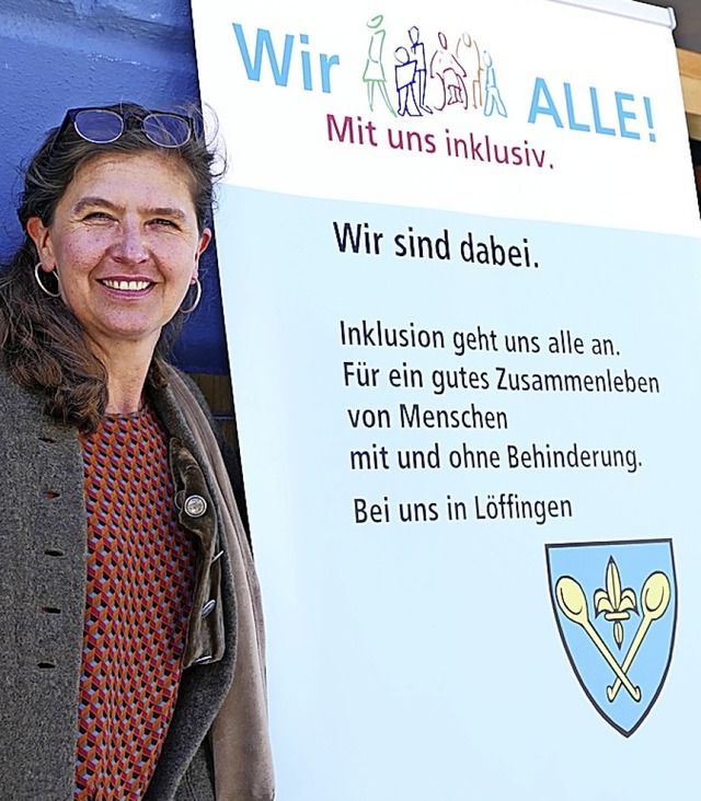Annette Scherzinger, Kommunale Inklusionsvermittlerin der Stadt Lffingen.   | Foto: Susanne Filz