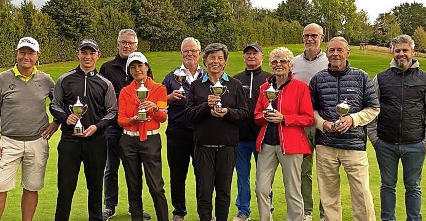 Heiko Stotz, Callum Dew, Thomas Hauser...Kappeler und  Simon Eckert (von links)  | Foto: Golfclub Rickenbach