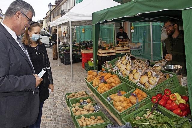 Neustart fr Wochenmarkt