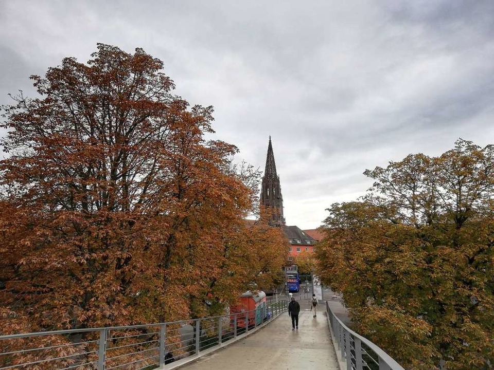 ber die Brcke im Stadtgarten geht&#8217;s in die Innenstadt  | Foto: Maya Schulz