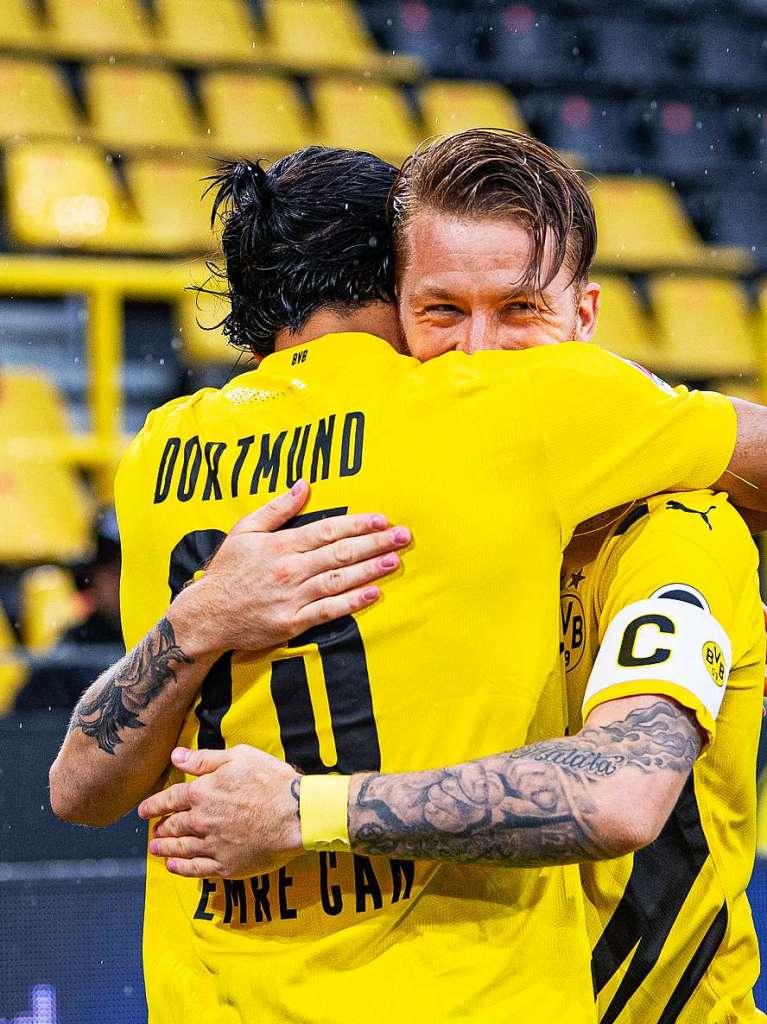 Dortmund besiegt den SC Freiburg mit 4:0 – nach Toren durch Haaland (2), Can und Passlack.