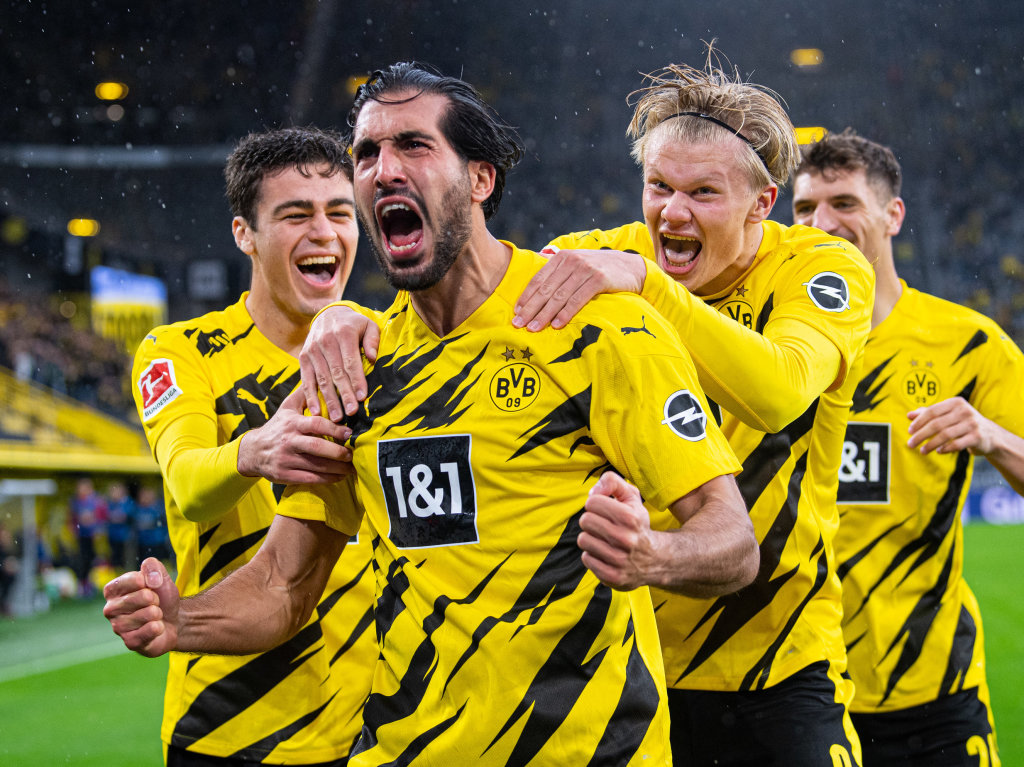 Dortmund besiegt den SC Freiburg mit 4:0 – nach Toren durch Haaland (2), Can und Passlack.