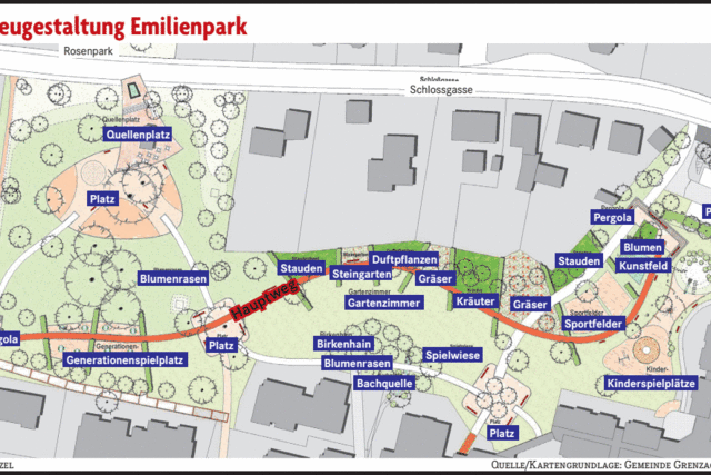 Drei Varianten fr den Emilienpark