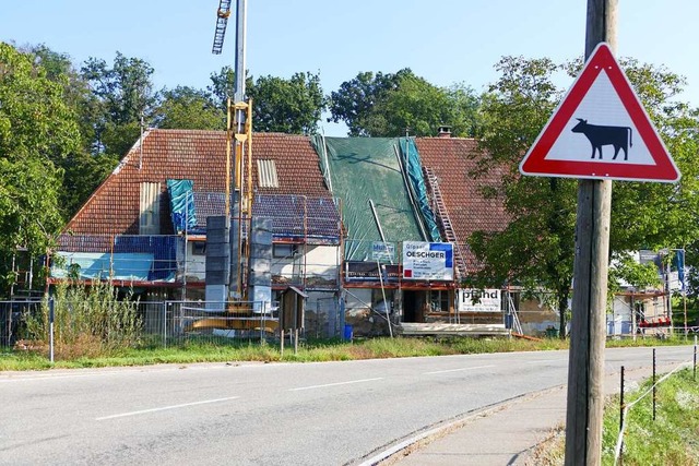 Das Zechenwihler Hotzenhaus soll die G...lem Museum und Kulturzentrum meistern.  | Foto: David Rutschmann