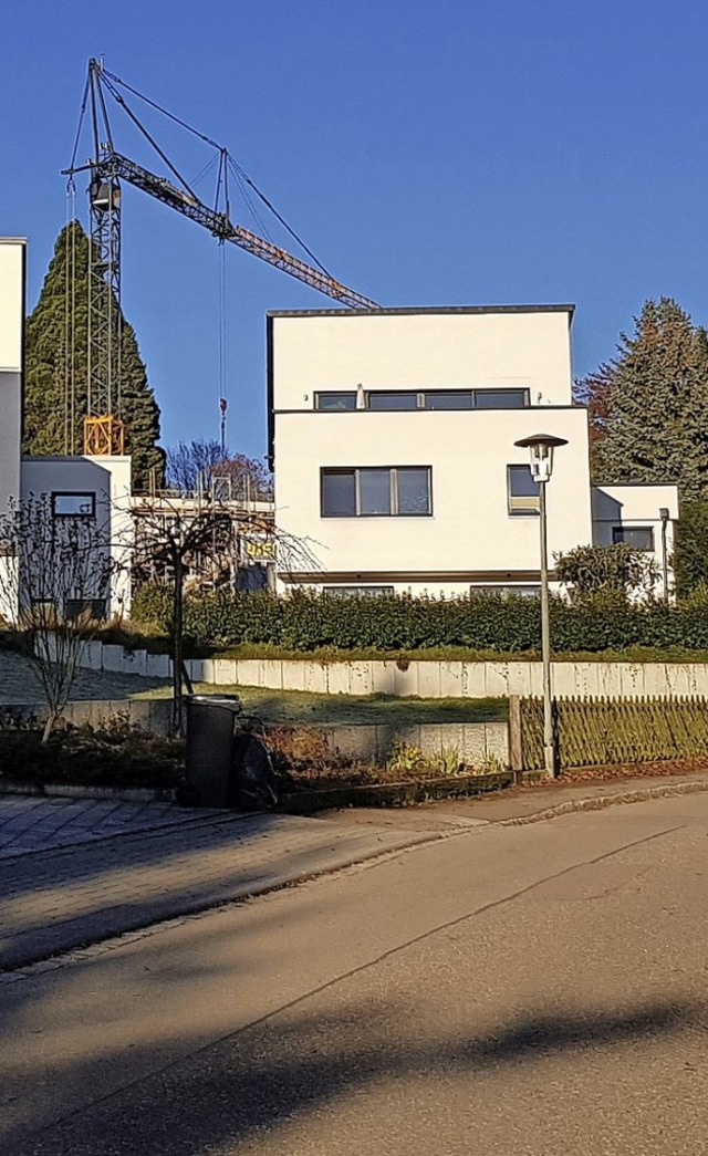 Auch geneigte Flachdcher sind am Kastelberg knftig zulssig.   | Foto: Gerhard Walser