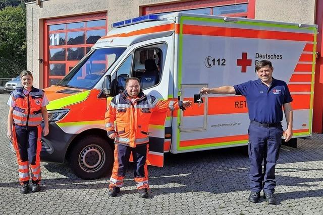 Rettungswagen bergeben