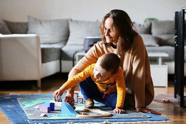 Angela Aoun betreut als Tagesmutter kleine Kinder bei sich zu Hause