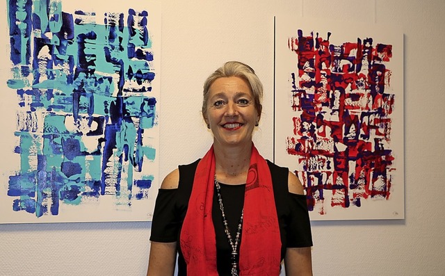 Birgit Ginter stellt ihre Werke mit de...sreiche Motive erwarten die Besucher.   | Foto: Martha Weishaar