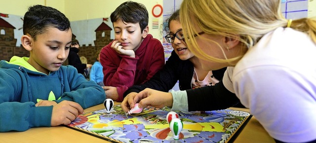 Bei der Betreuung der Grundschulkinder...t Kandern auf lngere ffnungszeiten.   | Foto: Ingo Schneider