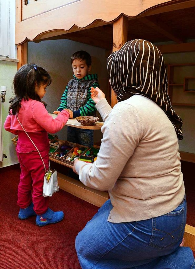 Alltag in einer muslimischen Kita in  ...  muslimischen Kindergarten errichten.  | Foto: Uli Deck