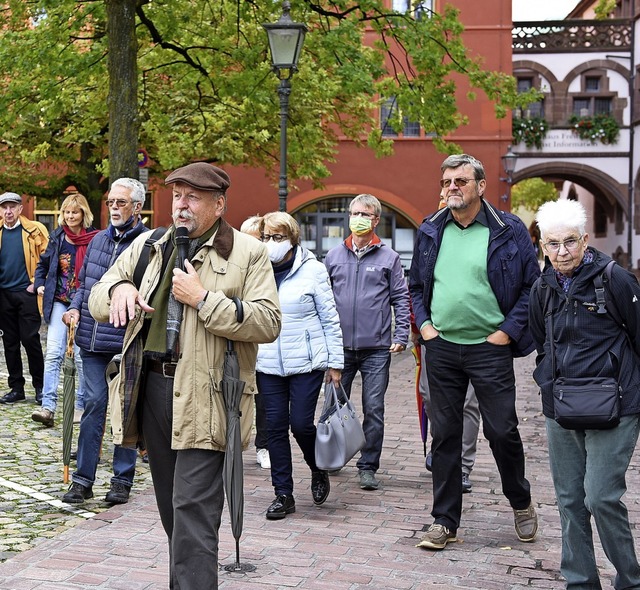 Er wei wirklich alles ber die Freibu...beim besonderen Rundgang am Dienstag.   | Foto: Rita Eggstein