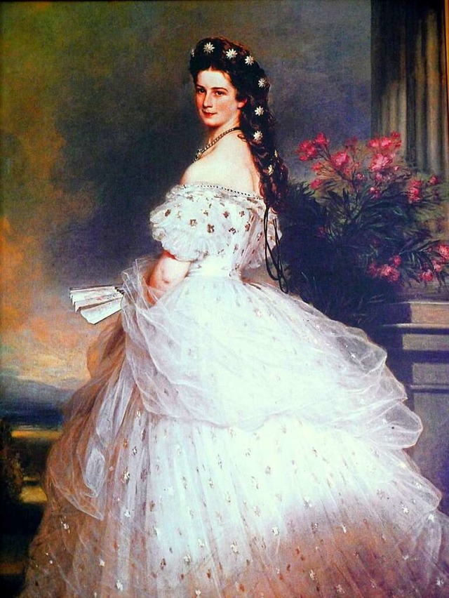 Ein Bild von einer Kaiserin: Franz Xav...em berhmten Sternenschmuck im Haar.    | Foto: Barbara Riess