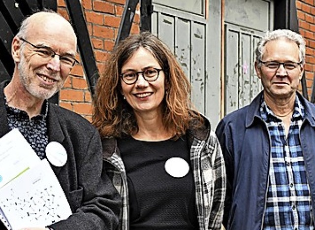 Hartmut Schfer, Isabell Schfer-Neudeck und Lutz Knakrgge (l.)  | Foto: Barbara Ruda