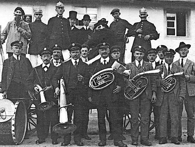 Die Musiker im Jahr 1920  | Foto: Privat