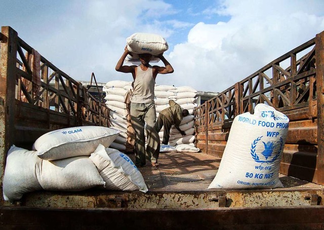 Das Welternhrungsprogramm WFP hilft in 88 Lndern.  | Foto: Uncredited (dpa)