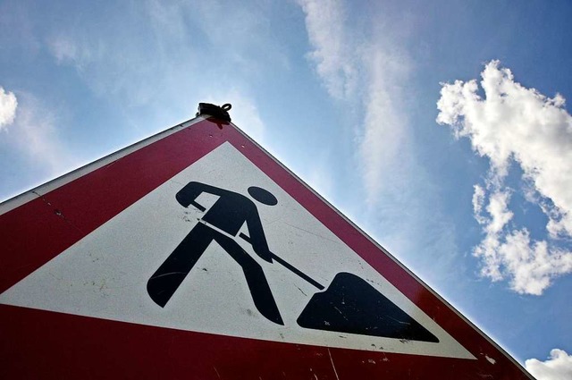 Die Tullastrae im Industriegebiet Nor...wegen Kanalbauarbeiten lange gesperrt.  | Foto: Ingo Schneider