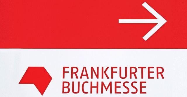 Wohin geht die Frankfurter Buchmesse?  Logo aus dem vergangenen Jahr   | Foto: Silas Stein (dpa)