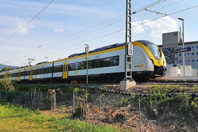 Die Breisgau-S-Bahn kam am Dienstag er...  und knnen  nicht eingesetzt werden.  | Foto: Sebastian Wolfrum