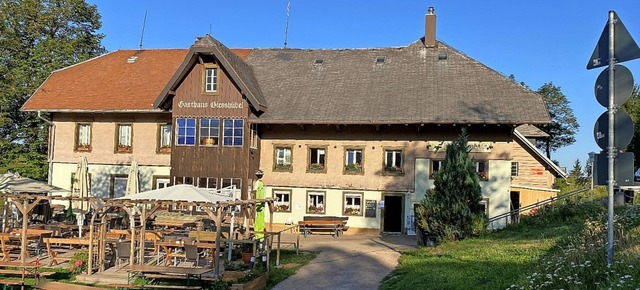 Das Gasthaus Giehbel auf dem Stohren wie es sich derzeit prsentiert.  | Foto: Gemeinde Mnstertal