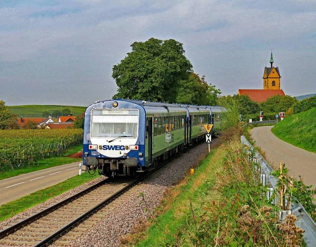 Fr den Bahnverkehr  zwischen Endingen und Breisach ist die SWEG zustndig.  | Foto: Heinz Gttlich