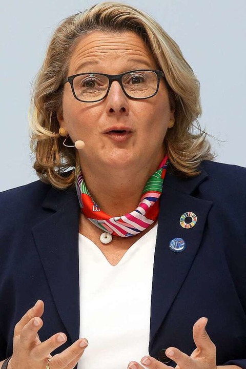Bundesumweltministerin Svenja Schulze  | Foto: Wolfgang Kumm (dpa)