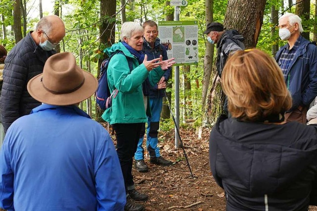 Christel Bcker und Michael Hoeper von... den Archologiepfad in Ehrenkirchen.   | Foto: Jannik Jrgens