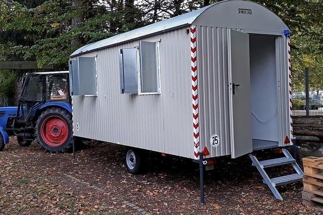 Bauwagen fr den Abenteuerspielplatz