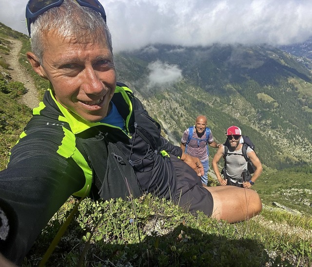 Die Berge zu erklimmen gehrte fr Roland Grflin zu den besonderen Momenten  | Foto:  Roland Grflin