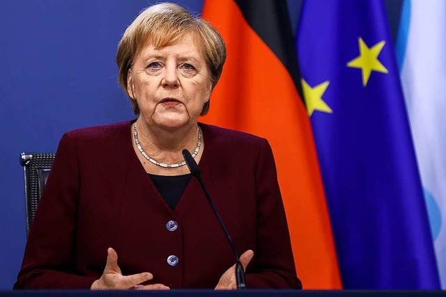 Merkel: &#8222;Gesprche jetzt einfach fortsetzen&#8220;  | Foto: Kenzo Tribouillard (dpa)