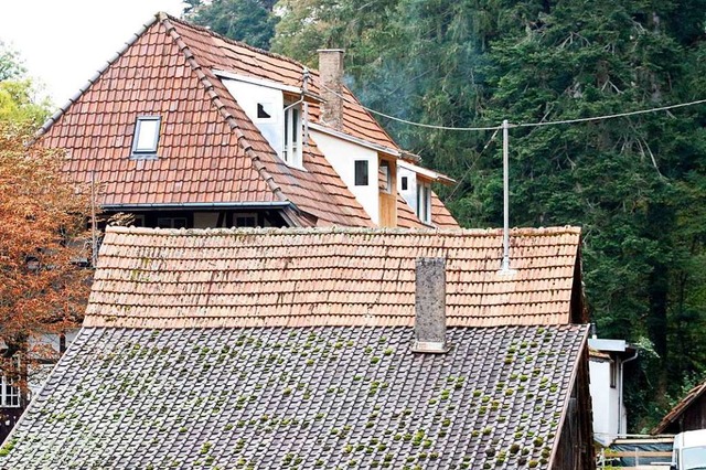 Der Grund des Unmuts: Die Gauben auf dem &#8222;Lwen&#8220;-Dach  | Foto: Heidi Fel