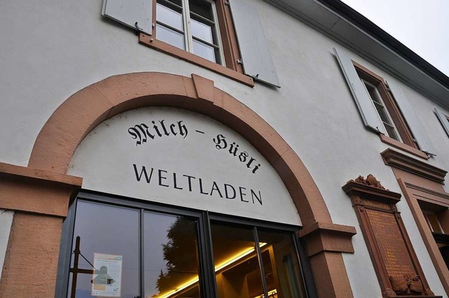 Der Weltladen Milchhsli im alten Stet... gehandelte Produkte angeboten werden.  | Foto: Daniel Gramespacher