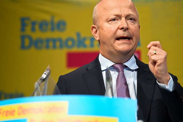 FDP-Landeschef Michael Theurer auf dem Parteitag | Foto: Felix Kästle (dpa) FDP-Landeschef Michael Theurer auf dem Parteitag | Foto: Felix Kästle (dpa)