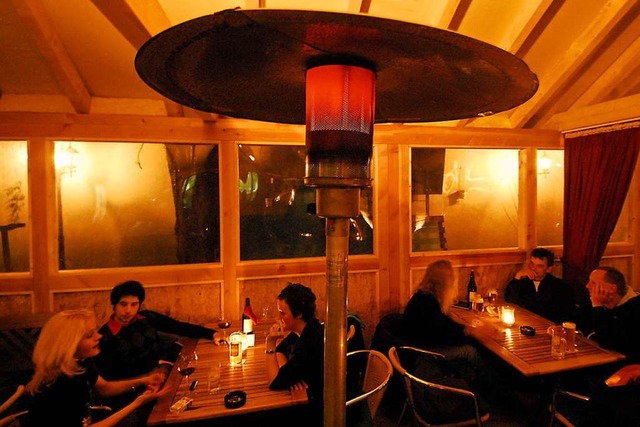 Heizpilze machen den Restaurant-Aufenthalt drauen im Winter angenehmer.   | Foto: Michael Bamberger