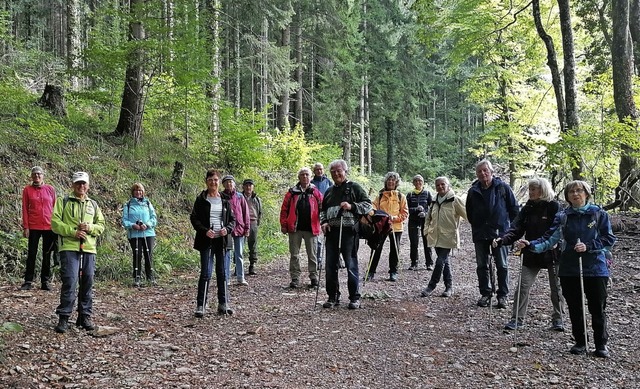 Die Naturfreunde und der Schwarzwaldverein genossen eine gemeinsame Wanderung.   | Foto: Naturfreund Waldkirch