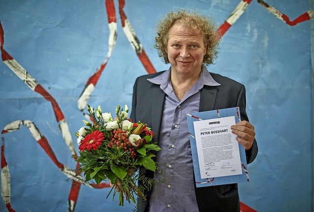 Peter Bosshart bekam den Oberrheinischen Kunstpreis und stellt in Offenburg aus.  | Foto: Michael Bode