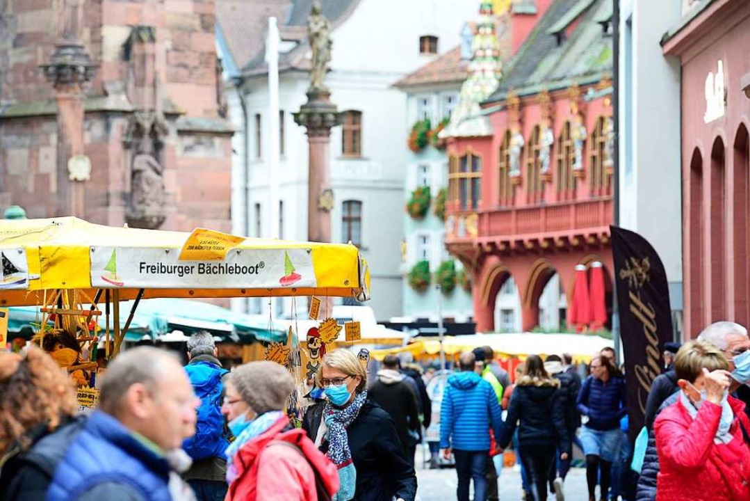 Das Tragen eines Mund-Nasen-Schutzes w...r-Joseph-Strae vorgeschrieben werden.  | Foto: Ingo Schneider