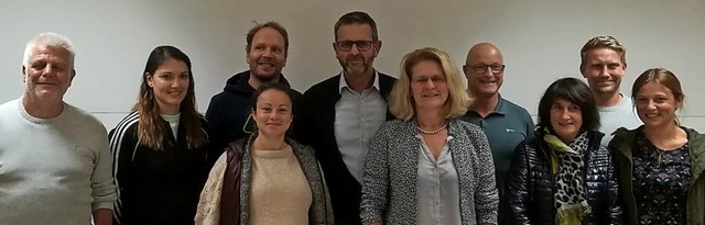 Der neue Vorstand des TC Munzingen (vo...aun, Florian Wei und Rosalie Knobel.   | Foto: privat