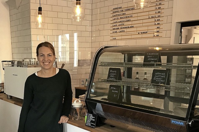 Jannike Spieker hat in Teningen ein neues Caf erffnet.  | Foto: Tamara Keller