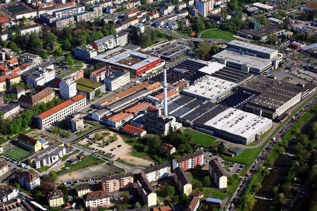 In Lörrach richtet sich der Blick  meh...Werksgelände werden privat vermarktet.  | Foto: Erich Meyer