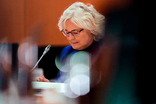 Bundesjustizministerin Christine Lambrecht  | Foto: MARKUS SCHREIBER (AFP)