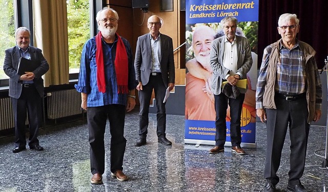 Der Vorstand: Karl-Heinz Huber, Bernd ...atter und Gerhard Pfister (von links)   | Foto: Herbert Frey