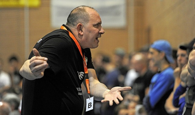 HGW-Coach Michael Bohn: &#8222;Es wartet ein schwerer Brocken auf uns.&#8220;  | Foto: Bettina Schaller