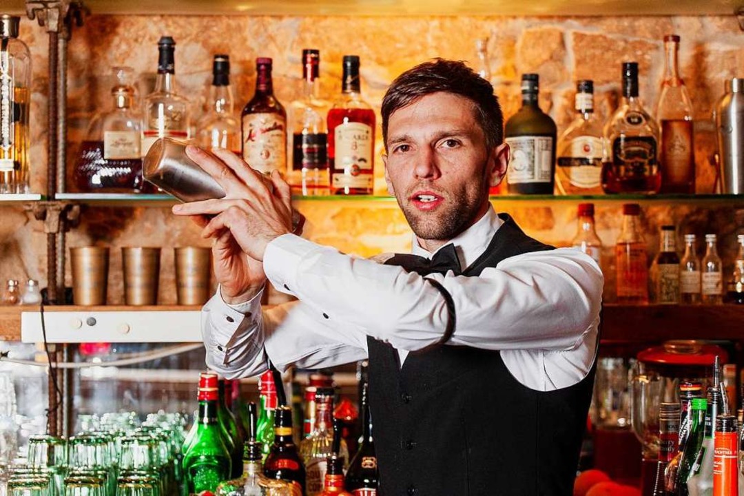 Jan Happle von der Purpur-Cocktailbar ...fhlt sich als Sndenbock hingestellt.  | Foto: Sven Ketz 